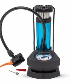 Foot And Hand Air Pump With Air Pressure Gauge – Fast Portable Car Bike And Cycle Inflator For Tires Balls And Inflatables
