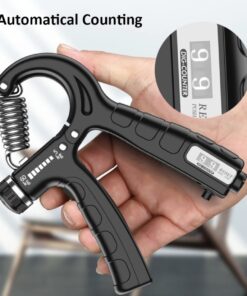 Adjustable Exerciser Hand Gripper With Counter Strengthener Adjustable Resistance Wrist Strengthener Strength Trainer Providing Durable Quality Comfortable Use (Random Color)