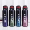 Stainless Steel Double Wall Vacuum Flask | 500 ml Sports Water Bottle | With Straw | Insulated - Image 4