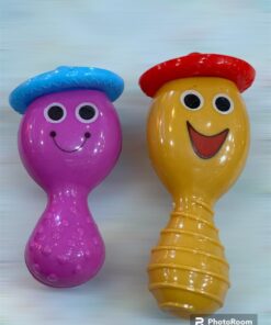 Huiye Child Shake Fun Toy Hand Baby Rattle And Shake Musical Toy Rattle For Kids ( 2PCS SET)