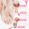 Moisturizing Spa Socks Silicone Gel Socks for Women Repairing Softening Dry Cracked Feet Comfortable Care (Random Color) - Image 4