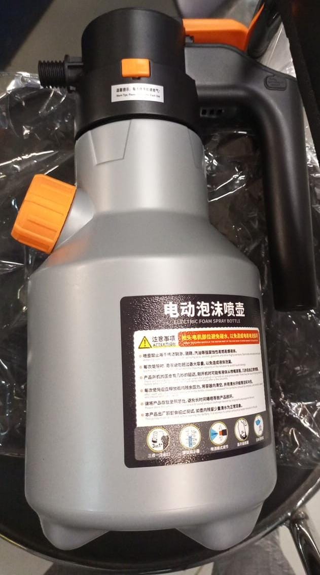 2L Electric Foam Sprayer Handheld Pump | Motorized Snow Foam Cannon for Car Wash