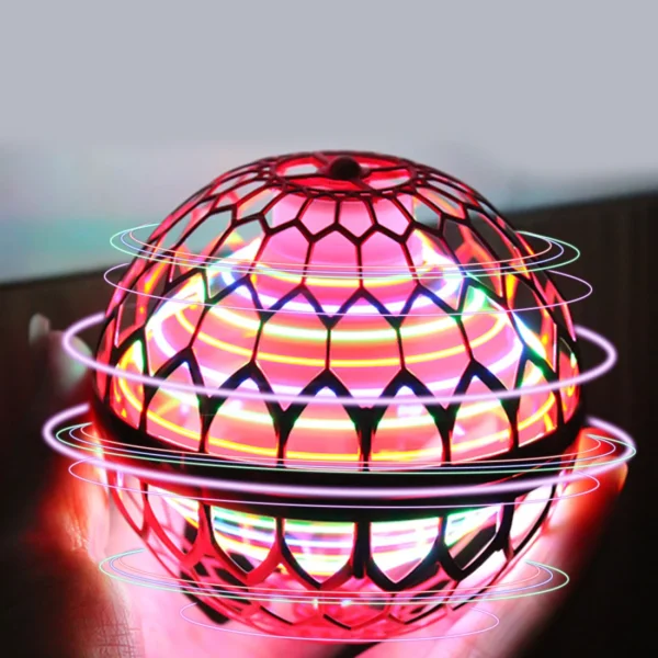 Flying Spinner Fidget Toys Flying Ball Toy Controllable Magic Ball Boomerang Flyorb Magic Drone Orb Fly Nova Child Gift Kids Toy (random color) - Image 2