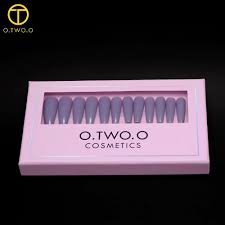 24Pcs O.TWO.O Matte Nails with accessories - Image 2