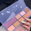 08 Colors Biya Star Flash Eight-Color Eye Shadow Palette Matte Pearl Light Fine Color Milk Tea Earth Niche Glitter Eye Shadow - 8 colors Korean Trending Eye Shadow Palette - Image 4