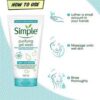 Simple Daily Skin Detox Purifying Gel Facial Wash – 150ml - Image 4
