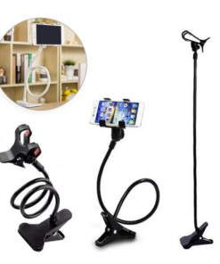 Mobile Phone Stand Holder Flexible and Power Full Grip - 360 Degree Rotating Mobile Stand Bedside Able Lazy Snake Mobile Phone Holder - Random Color