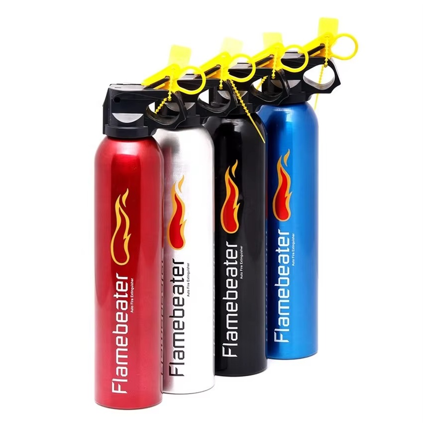 Universal Motorcycle Fire Extinguisher Bottle – 500gram - Heavy-Duty Metal Body with Mounting Bracket – Fits All Bikes & Motorcycles – Compact Emergency Safety Tool ( Random Color ) - Image 4