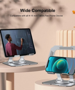 360° Rotating Metal Tablet & Mobile - Adjustable
