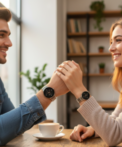 POSITIF Couple Watch - Elegant Matching His & Her Timepieces | Stylish Pair Gift For Lovers