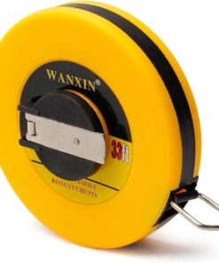 10M Double?Side Metric Fiberglass Measuring Tape Reel | Durable Roll Measuring Tool – 1pc