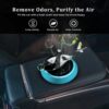 Solar Powered Car Aroma Diffuser – Helicopter Design Air Freshener Perfume for Dashboard - Image 2