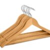 1Pc Premium Wooden Clothes Hangers Pack Non Slip Heavy Duty Coat And Suit Hangers With 360 Rotating Hook - Image 3