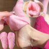 Reusable Silicone Spa Gel Socks For Dry Feet And Cracked Heel Treatment – Moisturizing Hydrating Softening And Skin Smoothing Overnight Foot Care (Random Color)