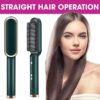 909 Hair Straightening Brush | Electric 2?in?1 Straightener & Curler | Heating Styling Comb | Quick 3?Minute Styling - Image 3