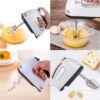 DH-133 Scarlett Multifunctional 7 Speed Mini Mixer Electric Food Blender Scarlett Handheld Mixer Egg Beater Automatic Cream Food Cake Baking Dough Mixer - Image 4