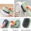 Multifunctional Shoe Brush with Liquid Box, Household Soft Fur Liquid Cleaning Shoe Brush, Long Handle Shoe Brush Press Type Automatic Liquid Shoe Brush - Image 4