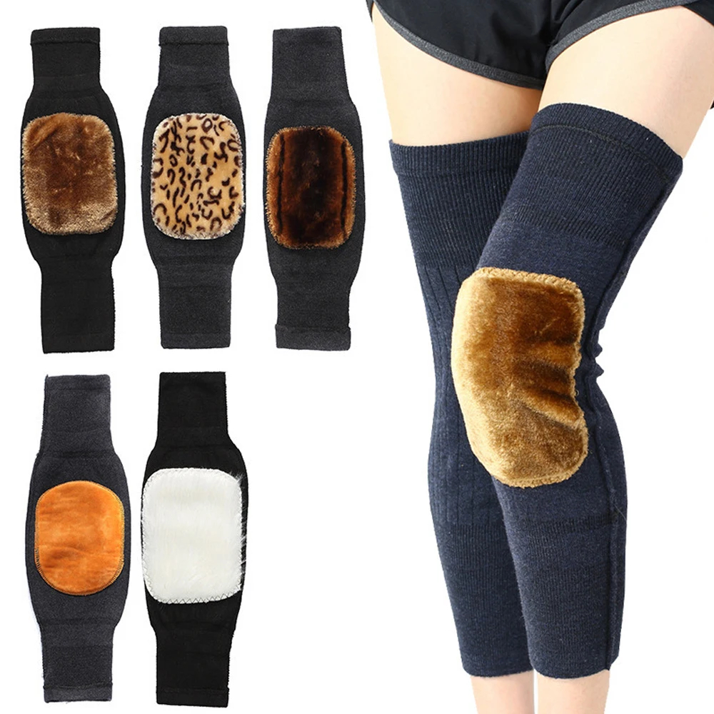 Deluxe Thermal Knit Knee and Leg Warmers (1 Pair) | Essential Winter Protection & Joint Comfort for Women | Knee Warmer For Women | Knee Warmer For Winters - Image 3