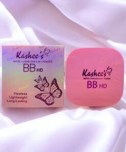 Kashees BB HD Matte And Poreless 2 In 1 Face Powder – Flawless Lightweight And Long Lasting Compact For Smooth And Radiant Skin