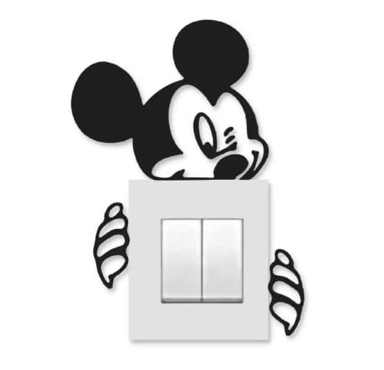 Miki Mouse Shape Wooden Wall Art – Cute Animal Design Decorative Wooden Piece For Home