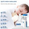 Portable Nebulizer For Asthma – Compact Inhaler Nebulizer Machine For Kids And Adults | Medical Grade Steam Therapy Device For Easy Breathing Relief - Image 4