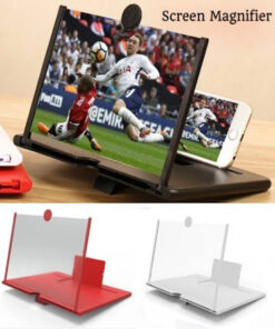 F3 Mobile Screen Magnifier | Enlarged Mobile Screen Amplifier Large Screen Eyes Protection | Size 8 Inch (Random color)
