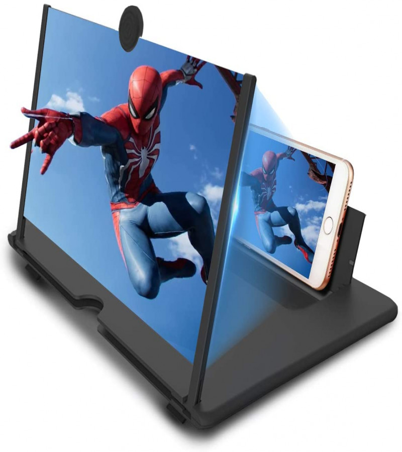 F3 Mobile Screen Magnifier | Enlarged Mobile Screen Amplifier Large Screen Eyes Protection | Size 8 Inch (Random color) - Image 3