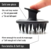 Head Cleansing & Scalp Massage Brush – Soft Bristles for Wet & Dry Use (Black color) - Image 2