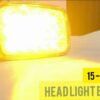 5 function Led head light | 15 led fog bike headlight beam for cg 125 and all 70cc bikes | Best Quality Headlight