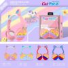 CT-950 Unicorn Bluetooth Headphones | A-POP It Colorful Cat Ear Wireless Headset with LED Lights for Women & Kids - Image 3