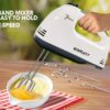DH-133 Scarlett Multifunctional 7 Speed Mini Mixer Electric Food Blender Scarlett Handheld Mixer Egg Beater Automatic Cream Food Cake Baking Dough Mixer