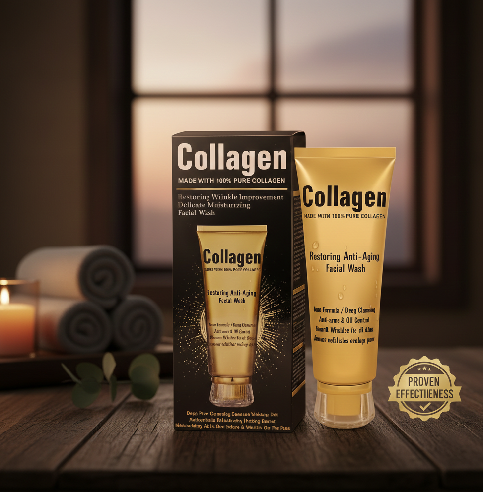Collagen Restoring Anti-Aging Facial Wash - Deep Cleansing