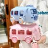 Imported 600ml Bus Water Bottle | Kids Cute Bus Shape | Strap