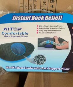 Comfy Curve Back Pain Relief Cushion Ergonomic Support For Comfortable Sitting