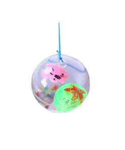 (pack of 6)Glowing Ball Toy - Super Led Water Ball Size 65mm - Glowing Elastic Ball Kids Toy Gift