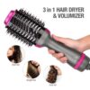 One Step 2 in 1 Hair Dryer & Brush (Dryer + Styler) Brush for Fast Drying, Straightening, Curling - Image 4