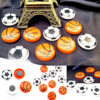 Basketball & Football Refrigerator Magnets – Set of 10 Durable Sports-Themed Decorative Magnets (1.5 x 1.5 Inches) - Image 4