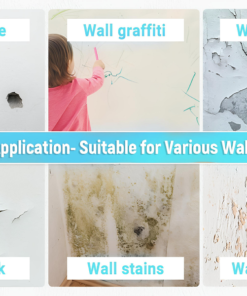 Wall Repair Paste 200gm – White Waterproof Crack Filler With Scraper