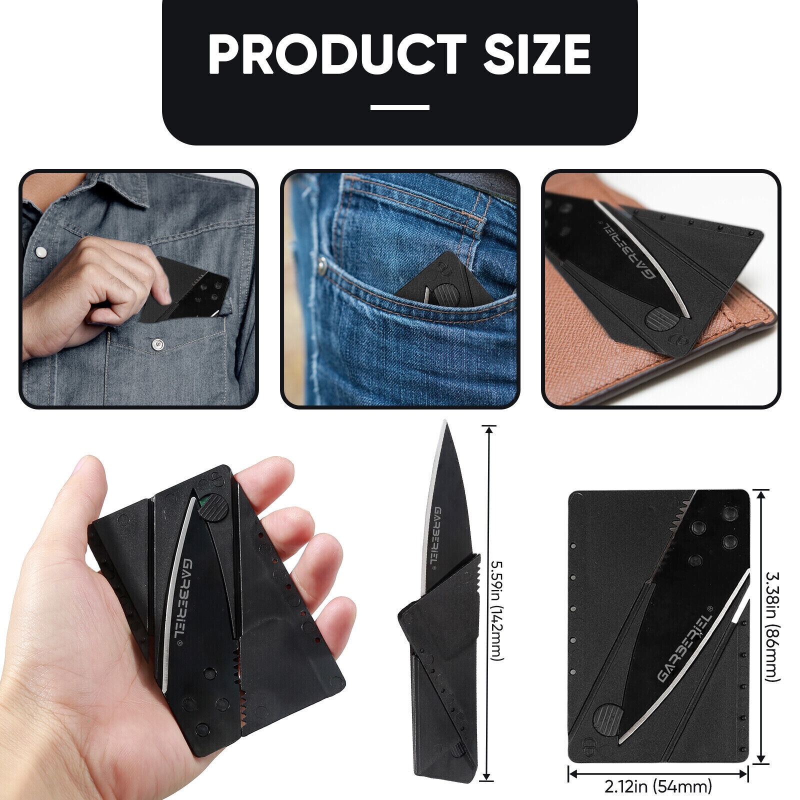CardSharp Folding Credit Card Knife by Iain Sinclair – Ultra Slim