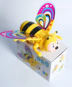 Battery Operated Light Sound Musical Crawling Bee Toy for Toddler Kids Boys Girls