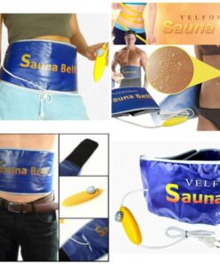 VELFORM Sauna Belt – Adjustable Slimming & Weight Loss Body Shaper with Heat Therapy