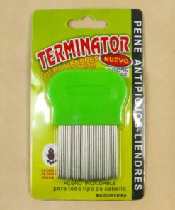 Multicolor Anti-Lice Hair Comb with Stainless Steel Micro-Grooved Teeth - Safe and Effective Lice and Nit Removal Comb | Reusable and Suitable for All Hair Types | Compact Size 9cm x 4cm (Random Color)