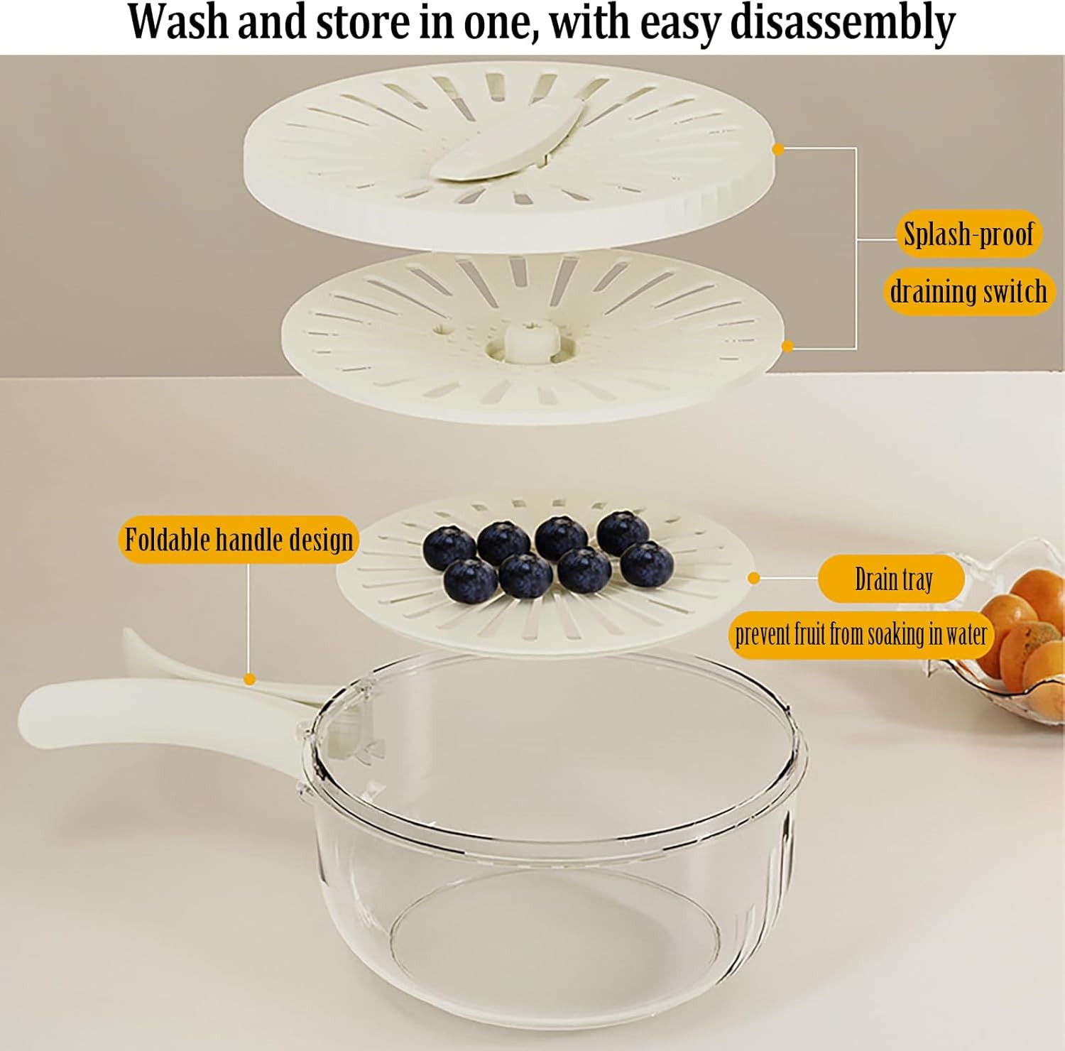 Draining & Storing Fruits and Vegetables