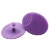 Soft Silicone Face Cleansing Brush Pad – Gentle Facial Washing & Exfoliating Massage Tool for Deep Pore Cleansing | Blackhead Removal & Skin Care | Soft Silicone Face Massager - (Random Colors) - Image 4