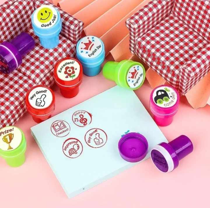 Appreciation Stamps – Kids Stamp Set for Motivation | Self-Inking | Pack of 10 - Image 3
