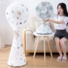 High Quality Dustproof All-inclusive Electric Fan Dust Cover Household Floor Fan Cover Protective Cover Stand Fan - 01 PCs - Random Print - Image 3