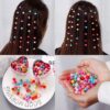 30 PCS Baby Girls Hairpins – Cute Candy Color Mini Hair Clips & Hair Braids Beads Set (Random Color) - Image 5