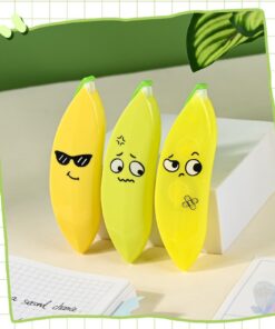 Banana Shaped Correction Tape – Fun & Portable Eraser Tool for Paper