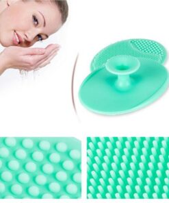 Soft Silicone Face Cleansing Brush Pad – Gentle Facial Washing & Exfoliating Massage Tool for Deep Pore Cleansing | Blackhead Removal & Skin Care | Soft Silicone Face Massager - (Random Colors)