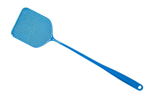 Pack of 6 Telescopic Stainless Steel Fly Swatter – Long Handle Mosquito Racket with Plastic Square Head (Radom Color) - Image 3